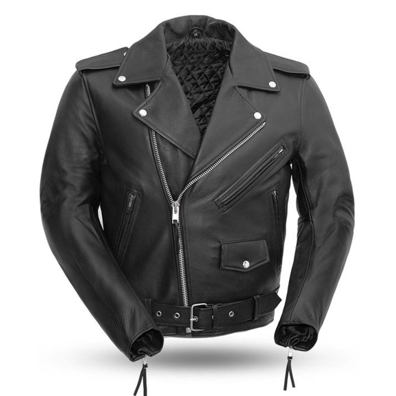 ジャケット・アウター 70's Leather jacket Vintage Leather Jacket East West Musical Gandalf Moto Biker