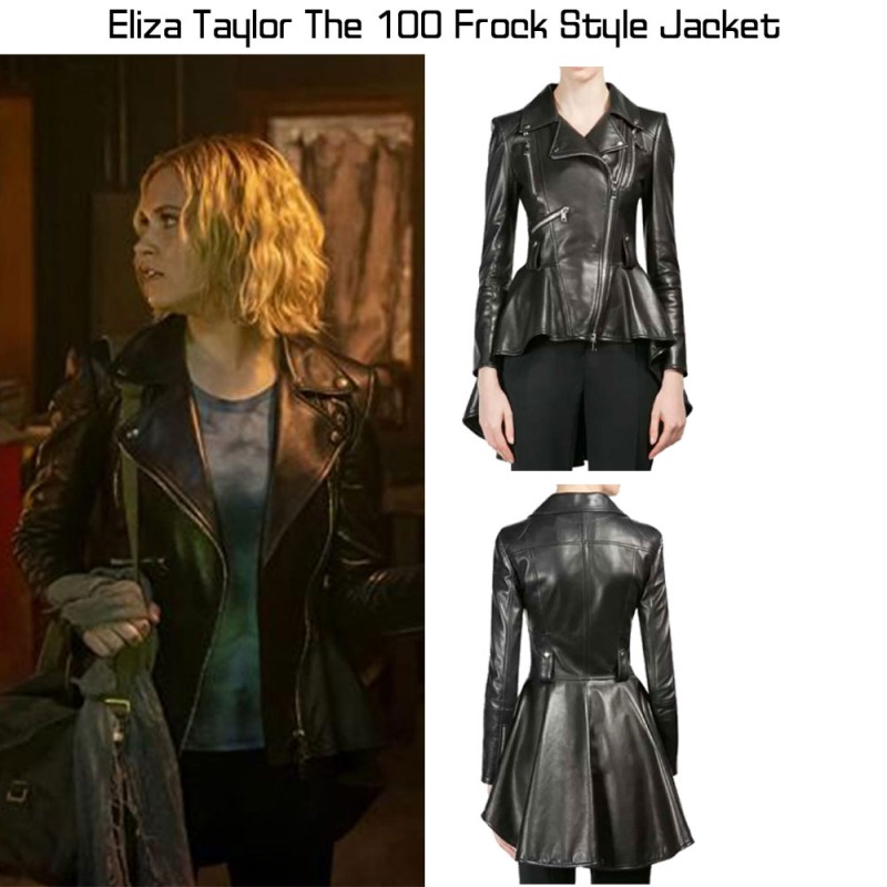 Eliza Taylor The 100 Frock Style Jacket Eliza Taylor The 100 Frock Style Jacket
