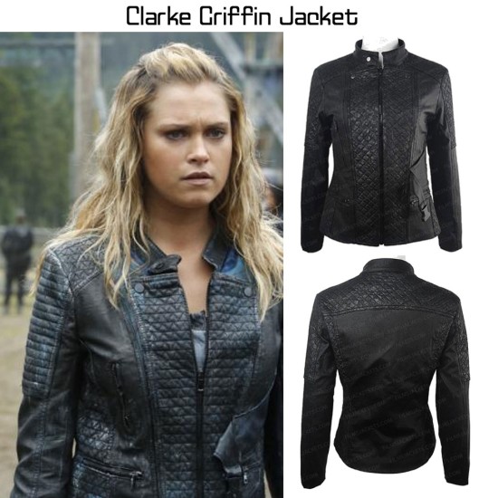 Clarke Griffin The 100 Leather Jacket