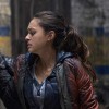 The 100 Lindsey Morgan Cropped Red Jacket The 100 Lindsey Morgan Cropped Red Jacket