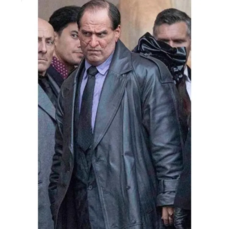 The Batman The Penguin Leather Coat The Batman The Penguin Leather Coat