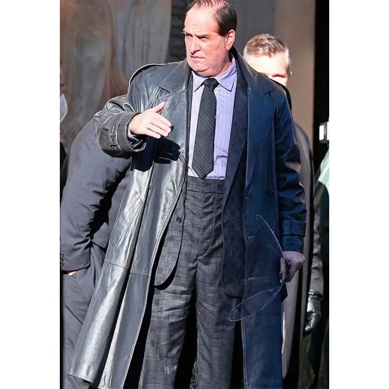 The Batman The Penguin Leather Coat The Batman The Penguin Leather Coat