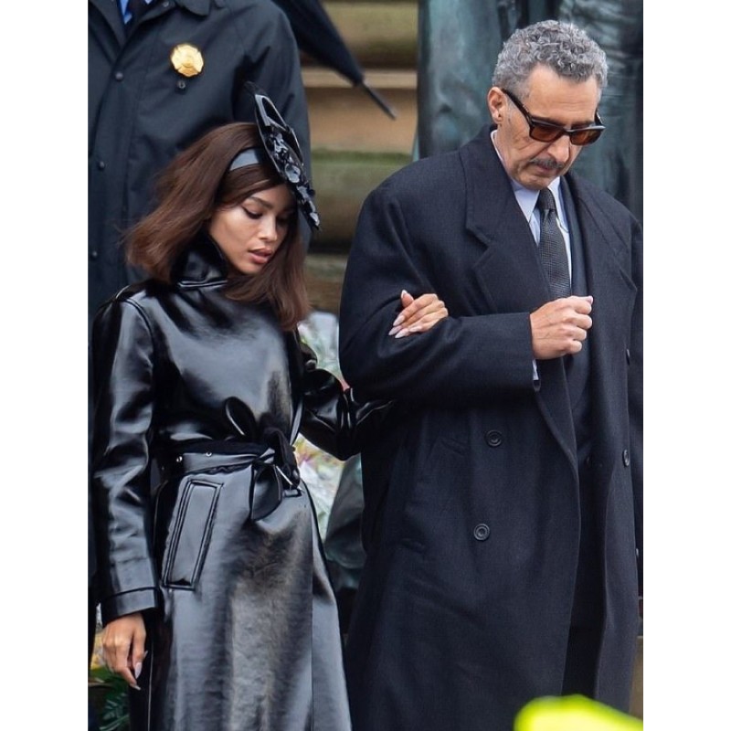 The Batman Zoe Kravitz Leather Coat The Batman Zoe Kravitz Leather Coat