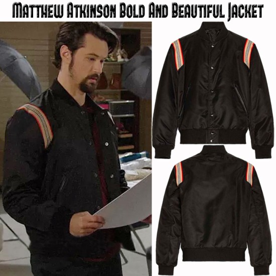 Matthew Atkinson The Bold and The Beautiful Bomber Jacket