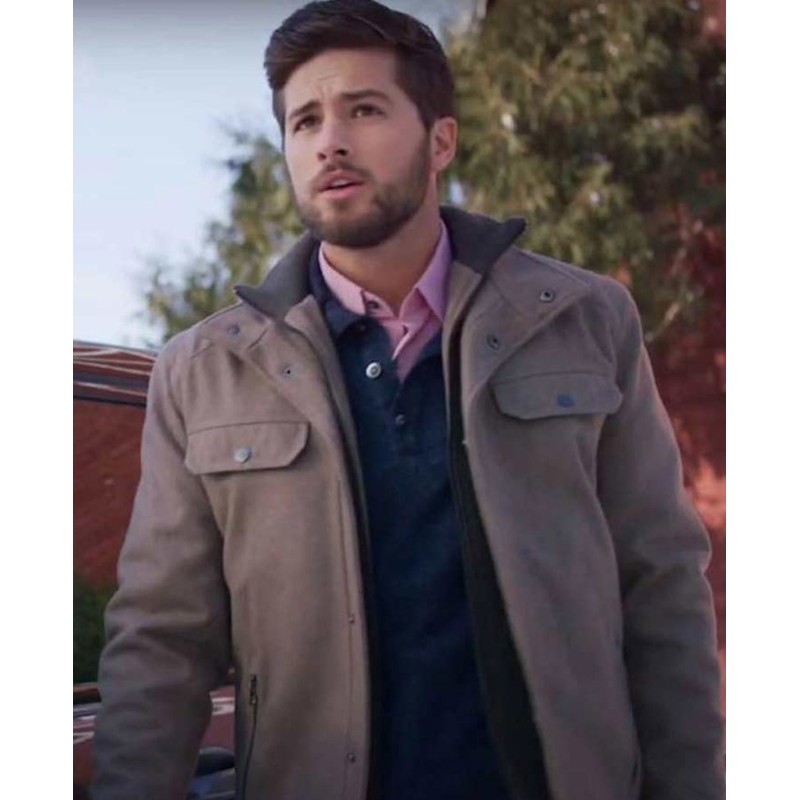 Travis Burns The Christmas Listing Grey Jacket Travis Burns The Christmas Listing Grey Jacket