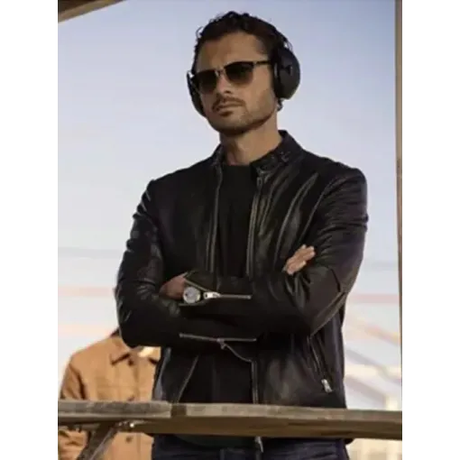The Cleaning Lady 2022 Adan Canto Black Jacket The Cleaning Lady 2022 Adan Canto Black Jacket