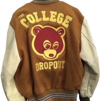 The College Dropout Kanye Brown Jacket
