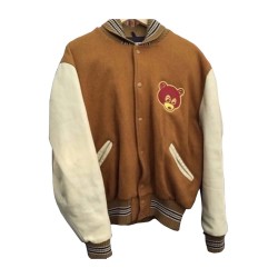 The College Dropout Kanye Brown Jacket