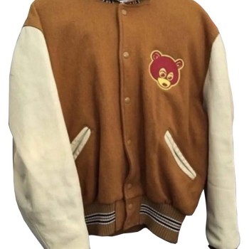 The College Dropout Kanye Brown Jacket