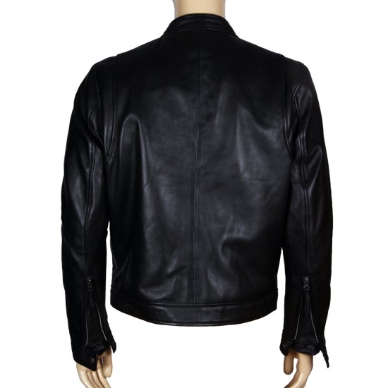 The Covenant Taylor Kitsch Black Leather Biker Style Jacket