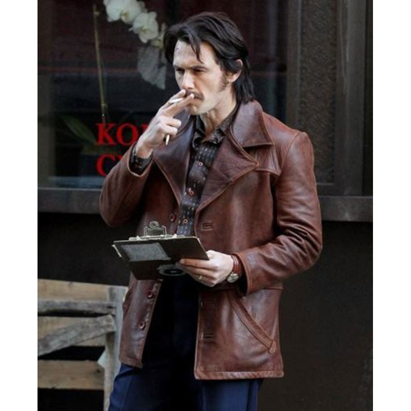 James Franco The Deuce Frankie Martino Leather Jacket James Franco The Deuce Frankie Martino Leather Jacket
