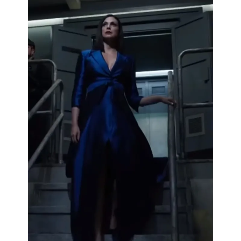 The Endgame 2022 Morena Baccarin Blue Coat The Endgame 2022 Morena Baccarin Blue Coat