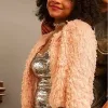 Laya Deleon Hayes The Equalizer Fur Jacket Laya Deleon Hayes The Equalizer Fur Jacket