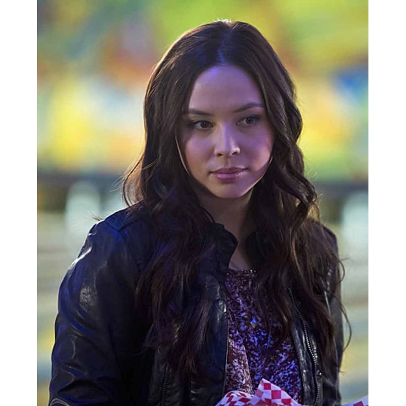 The Flash Melise Black Leather Jacket The Flash Melise Black Leather Jacket