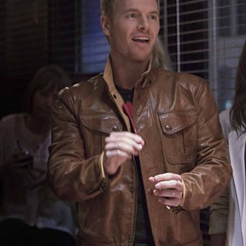 The Flash Rick Cosnett Brown Leather Jacket