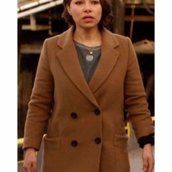 The Flash Jessica Parker Kennedy Brown Peacoat