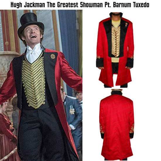 Hugh Jackman The Greatest Showman Coat with Vest