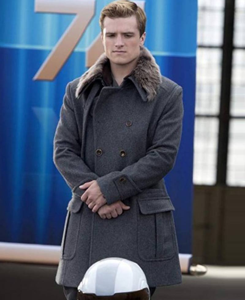 Josh Hutcherson Hunger Games Catching Fire Peeta Mellark Coat