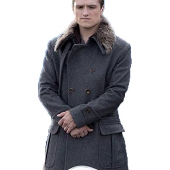 The Hunger Games Catching Fire Josh Hutcherson Wool Coat