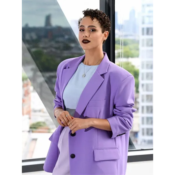 The Invitation Nathalie Emmanuel Blazer The Invitation Nathalie Emmanuel Blazer