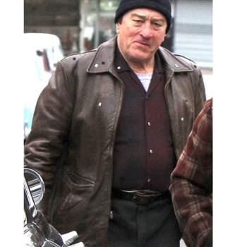 The Irishman Robert De Niro Brown Leather Jacket