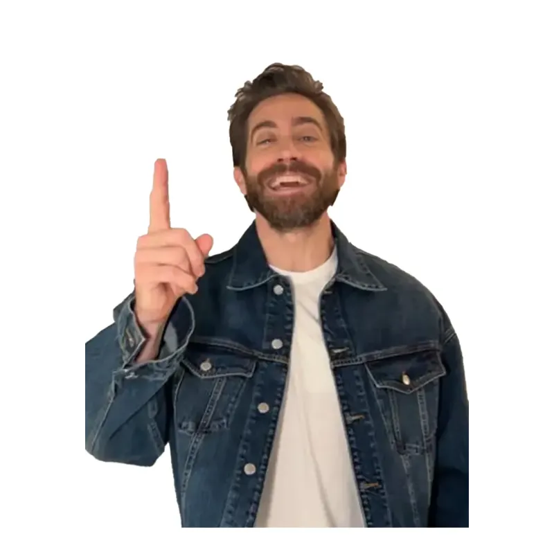 The Kelly Clarkson Show Jake Gyllenhaal Denim Jacket The Kelly Clarkson Show Jake Gyllenhaal Denim Jacket