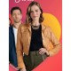 The Love Club 2023 Camille Stopps Brown Jacket