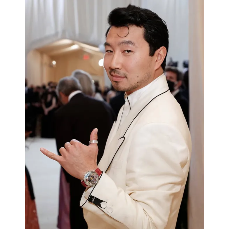 The Met Gala Shang-Chi White Blazer Coat The Met Gala Shang-Chi White Blazer Coat