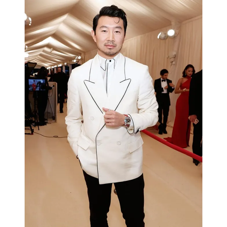 The Met Gala Shang-Chi White Blazer Coat
