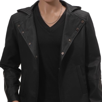Jamie Campbell Bower The Mortal Instruments Leather Jacket