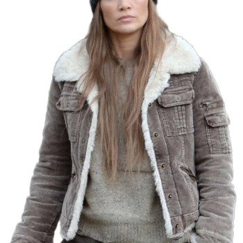 The Mother Jennifer Lopez Brown Jacket
