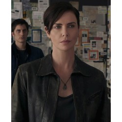 Charlize Theron The Old Guard Leather Jacket