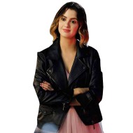 The Perfect Date Laura Marano Black Leather Jacket