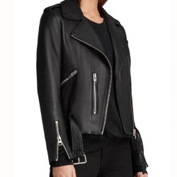 The Perfectionists Sydney Park Black Leather Jacket