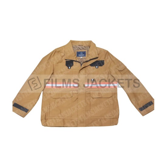 The Peripheral 2022 Flynne Fisher Brown Jacket