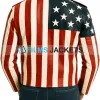 Barry Glickman American Flag Leather Jacket Barry Glickman American Flag Leather Jacket