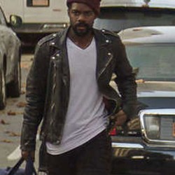 Jovan Adepo The Stand Black Leather Jacket