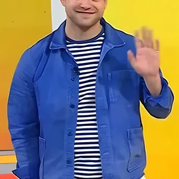 The Today Show Leo Woodall Blue Jacket