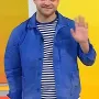 The Today Show Leo Woodall Blue Jacket