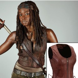 The Walking Dead Michonne Leather Vest