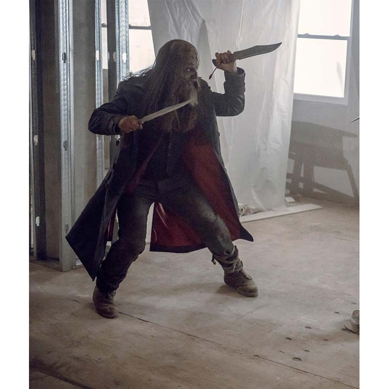 The Walking Dead S09 Beta Leather Coat