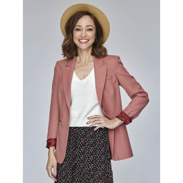 The Wedding Veil Inspiration Autumn Reeser Pink Blazer The Wedding Veil Inspiration Autumn Reeser Pink Blazer