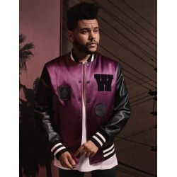 The Weeknd H&M Purple Jacket