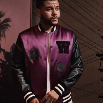 The Weeknd H And M Purple Jacket
