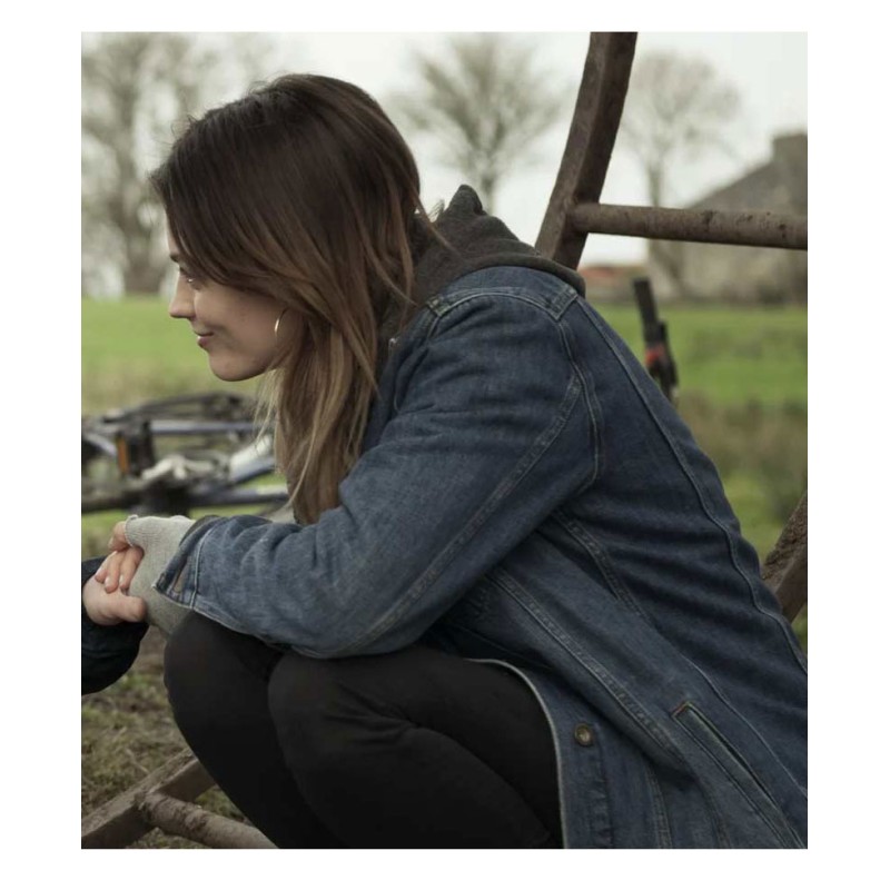 Emma Mackey The Winter Lake Denim Jacket Emma Mackey The Winter Lake Denim Jacket