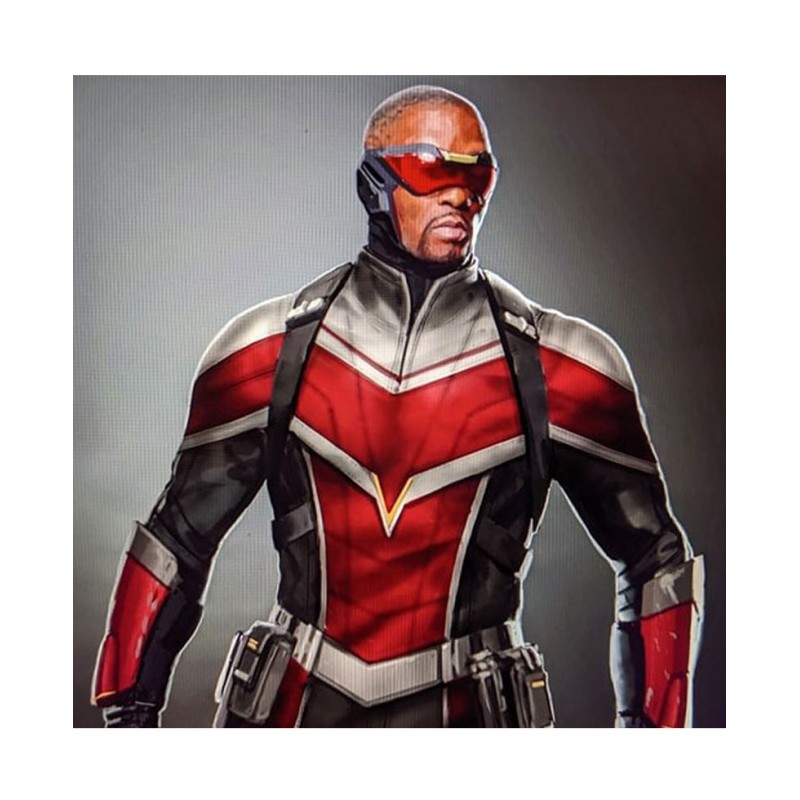 The Winter Soldier Falcon Leather Jacket The Winter Soldier Falcon Leather Jacket