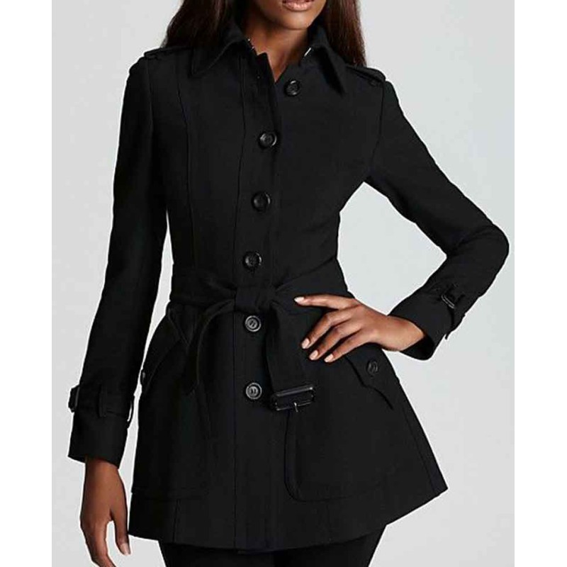 The X-Files Gillian Anderson Belted Coat The X-Files Gillian Anderson Belted Coat