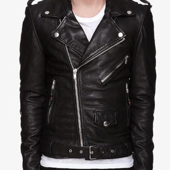 Biker Style Thirty Seconds To Mars Jared Leto Leather Jacket