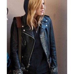 Amityville Bella Thorne Black Leather Jacket