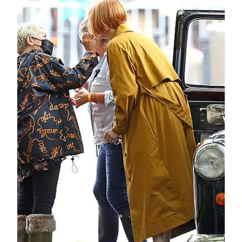 Tilda Swinton Three Thousand Years of Longing Belted Coat Tilda Swinton Three Thousand Years of Longing Belted Coat